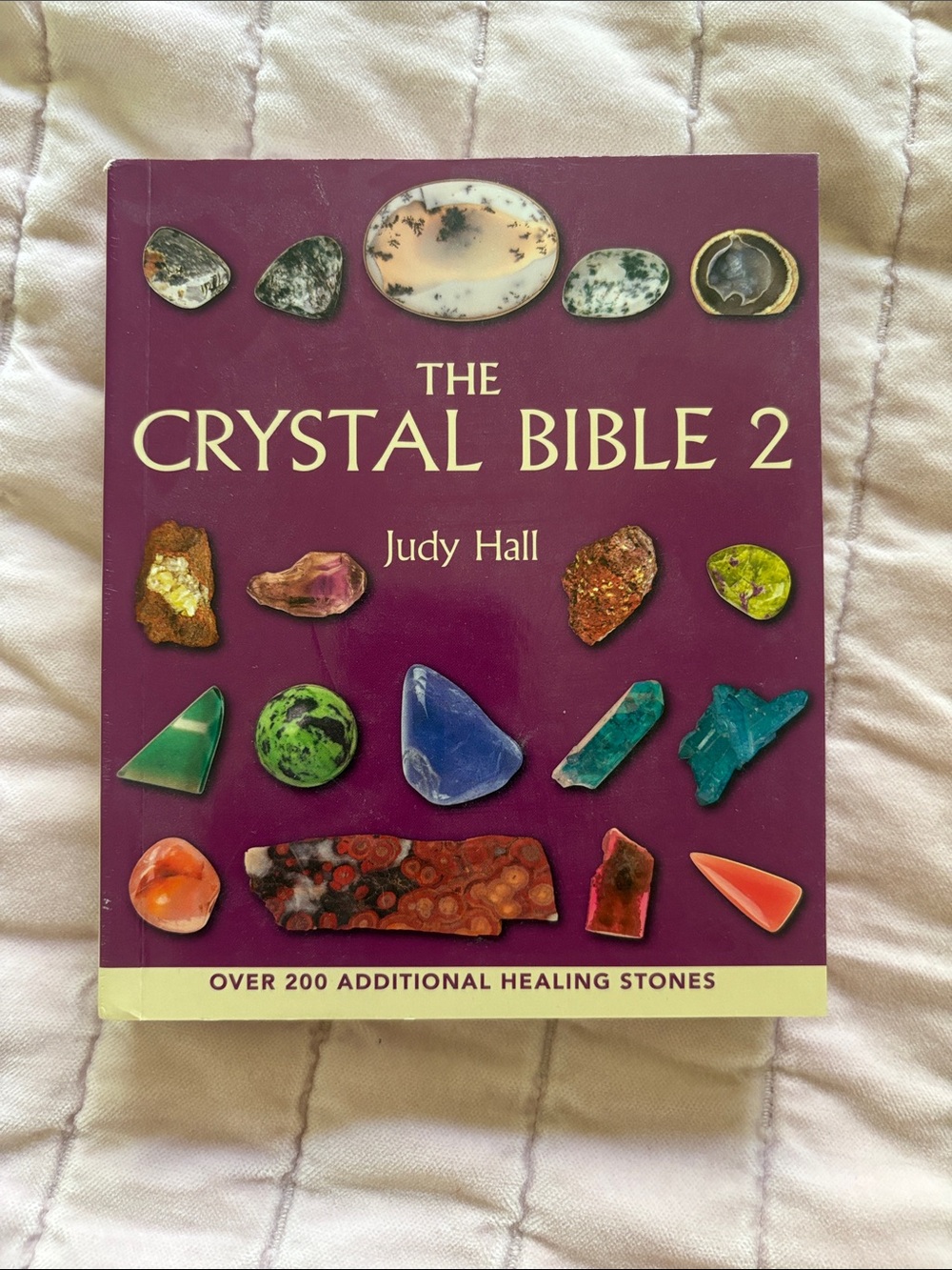 The Crystal Bible 2 by Judy Hall - Purple Cover